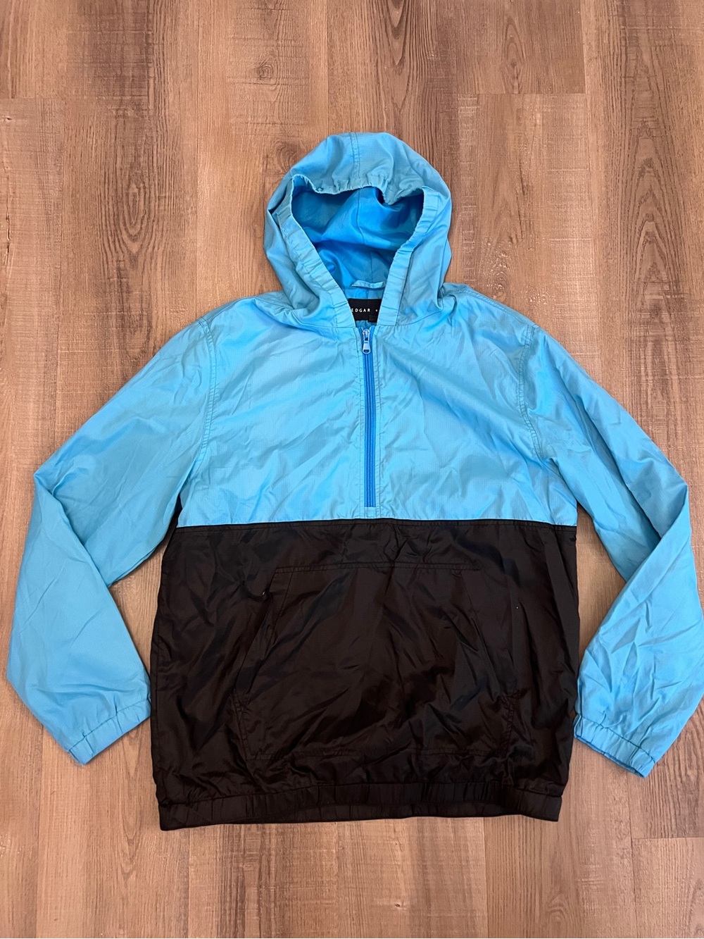 Edgar + Ash Half Zip Color Block Pullover Windbreaker